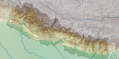 Nepal 3d harita