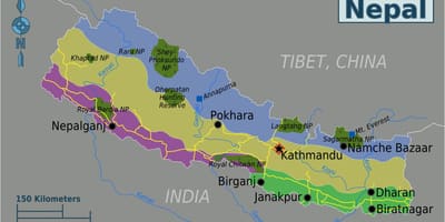 Everest Dağı nepal göster