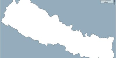 Boş haritası nepal