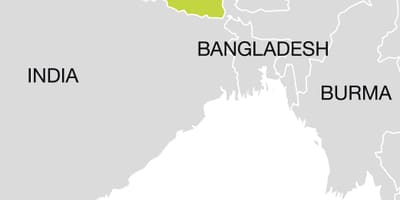 Dünya haritası nepal gösteriliyor 