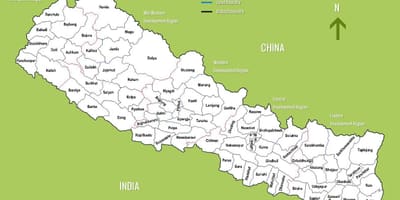 Bir harita nepal