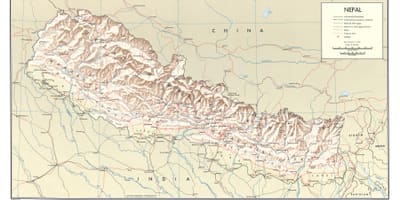 Nepal tren güzergah haritası