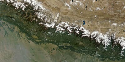Nepal uydu haritası canlı