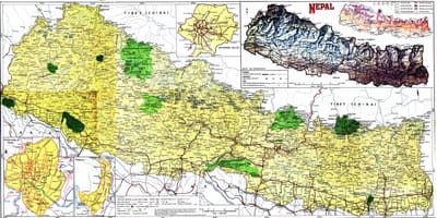 Mesafe ile nepal yol haritası 